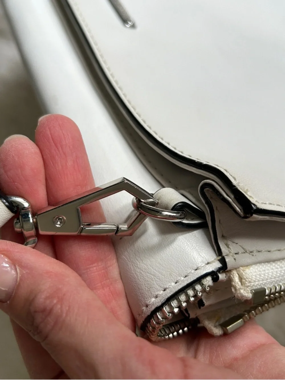 White Rebecca Minkoff Convertible Envelope Bag